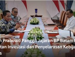 Presiden Prabowo Panggil Amsakar Achmad