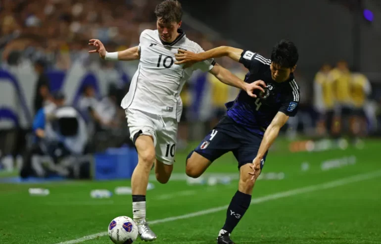 Kualifikasi Piala Dunia 2026 Zona Asia, Selasa (10/6/2025) di Stadion Suita, Osaka.