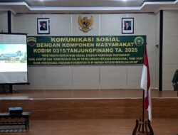 Kodim 0315/Tanjungpinang Gelorakan Sinergi Masyarakat