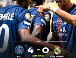 PSG Hancurkan Real Madrid 4-0