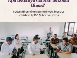 SEKOLAH RAKYAT, UPAYA PEMERATAAN PENDIDIKAN