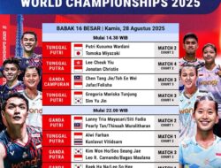 Hasil Kejuaraan Dunia BWF 2025