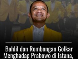 Bahlil Boyong Elit Golkar ke Istana