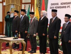 Pelantikan Direksi dan Komisaris BUMD Kepri