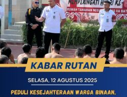 Karutan Batam Tekankan Pentingnya Hidup Sehat