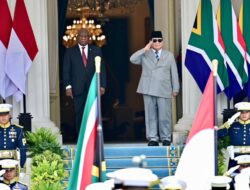 Indonesia-Afrika Selatan di Istana Merdeka