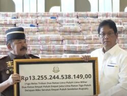 Kejagung Serahkan Rp13,2 T ke Negara