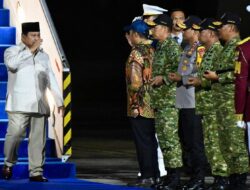 Presiden Prabowo Tiba di Tanah Air