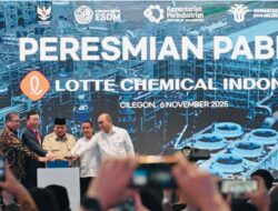 Prabowo Resmikan Pabrik Rp62,4 T di Cilegon