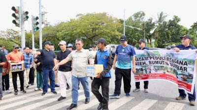 Batam galang dana besar untuk 898 korban jiwa banjir & longsor Aceh, Sumut, Sumbar. Apel siaga 6 Des 2025, ratusan relawan turun ke jalan.