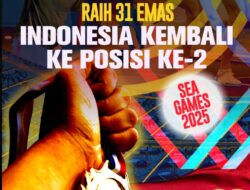 Indonesia ke Posisi 2 Klasemen SEA Games 2025