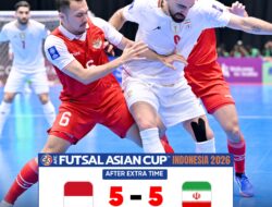 Indonesia Paksa Raja Futsal Asia ke Penalti