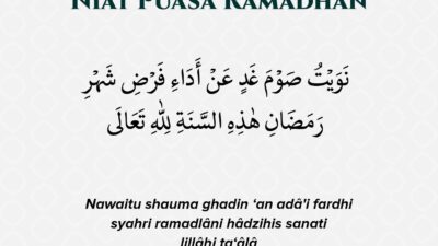Niat Puasa Ramadhan dalam 6 Versi
