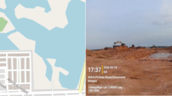 Penimbunan Danau Bakau di Nongsa Batam