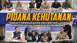 Polda Kepri Bongkar Penguasaan Ilegal Rempang