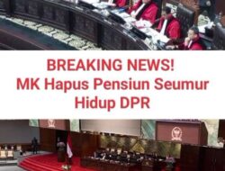 MK ‘Bubarkan’ Pensiun Bekas Anggota Dewan