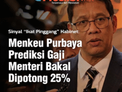 Wacana Pemotongan Gaji Menteri