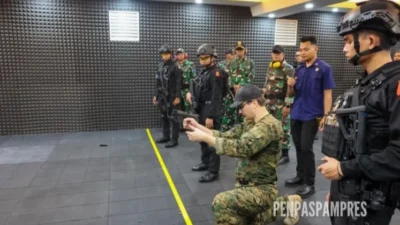 Paspampres Latihan Bersama US MARSOC
