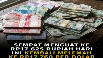 Kurs USD Sentuh di Atas Rp17.700