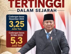 Rekor Beras: 5,39 Juta Ton Nasional