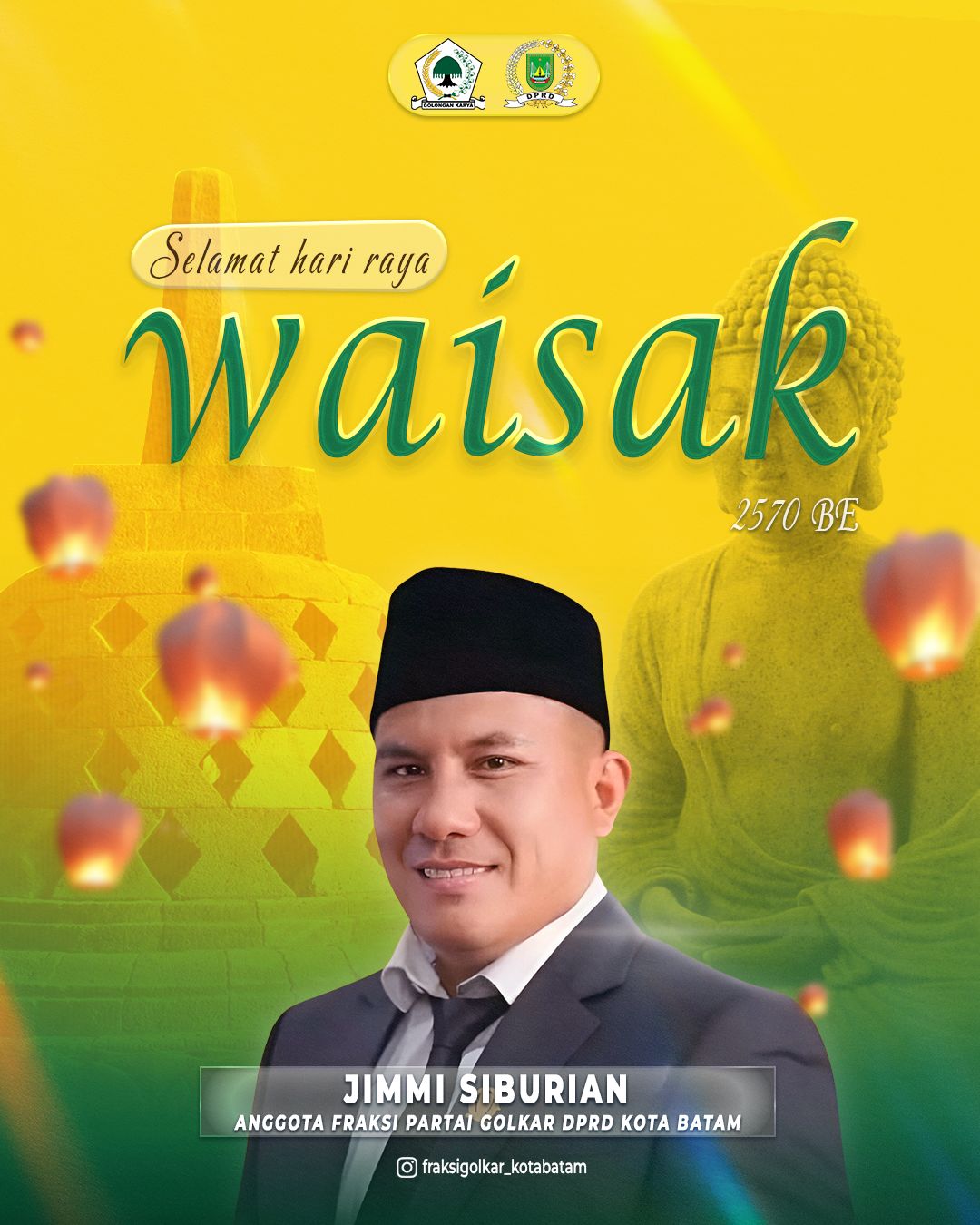 Selamat Hari Raya Waisak 2570 BE - Jimmi Siburian