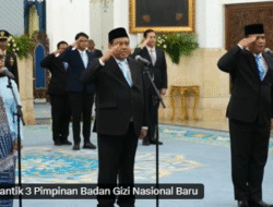 Prabowo Lantik Trio Badan Gizi Nasional