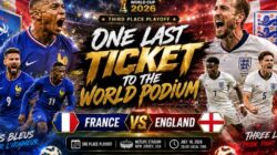 Prancis vs Inggris, Satu Tiket Terakhir Menuju Podium