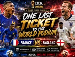 Prancis vs Inggris, Satu Tiket Terakhir Menuju Podium