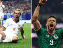 Meksiko vs Three Lions di 16 Besar PD 2026