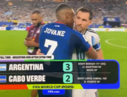 Tanjung Verde Bikin Argentina Gemetaran