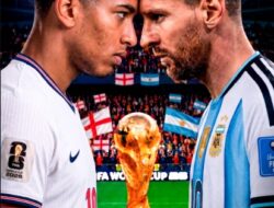Head to Head Inggris vs Argentina