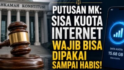 Sisa Kuota Internet Kini Dilindungi Konstitusi