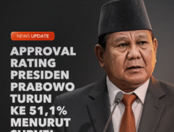 Survei SMRC: Kepuasan Publik ke Prabowo Ambruk