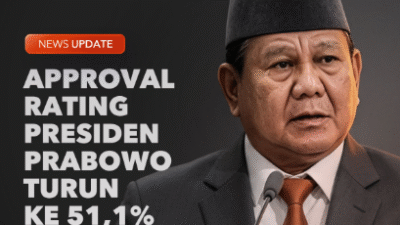 Survei SMRC: Kepuasan Publik ke Prabowo Ambruk
