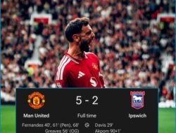 Manchester United Hajar Ipswich 5-2
