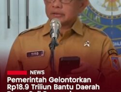 Pusat gelontorkan Rp18,9 T ke daerah