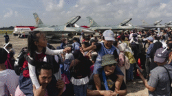 Ribuan Warga Serbu Open Base Lanud Hang Nadim