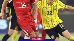 Sepuluh Pemain Garuda Tahan Imbang Harimau Malaya