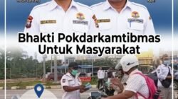 Pokdarkamtibmas Bhayangkara Barelang bagikan Ribuan Masker Gratis