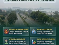 Pemko Batam Tingkatkan Kewaspadaan Kabut Asap