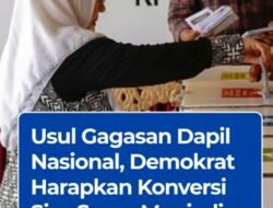 Partai Demokrat Usulkan Dapil Nasional