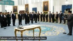 Prabowo Lantik 7 Pejabat Baru