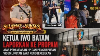 Ketua IWO Batam: Propam Mabes Polri Turun ke Batam