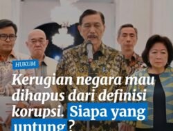 Polemik Definisi Korupsi: Hapus Unsur Kerugian Negara?